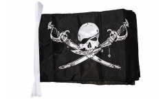 Pirate with sabre Bunting Flags - 12 x 18 inch