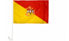 Italy Sicily Car Flag - 12 x 16 inch