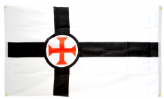 Secret society Knights Templar Flag for balcony - 3 x 5 ft.