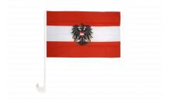 Austria with eagle Car Flag - 12 x 16 inch