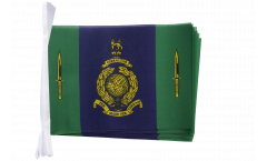Great Britain Royal Marines Signals Squadron Bunting Flags - 5.9 x 8.65 inch
