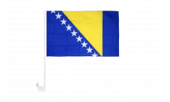 Bosnia-Herzegovina Car Flag - 12 x 16 inch