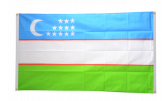 Uzbekistan Flag for balcony - 3 x 5 ft.
