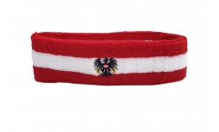 Austria with eagle Headband / sweatband - 6 x 21cm