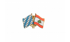 Bavaria - Lebanon Friendship Flag Pin, Badge - 22 mm
