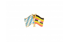 Bavaria - Uganda Friendship Flag Pin, Badge - 22 mm