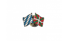 Bavaria - Basque country Friendship Flag Pin, Badge - 22 mm