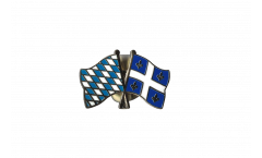 Bavaria - Quebec Friendship Flag Pin, Badge - 22 mm