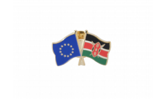 Europe - Kenya Friendship Flag Pin, Badge - 22 mm