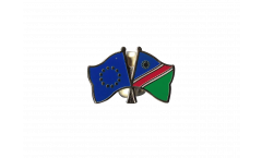 Europe - Namibia Friendship Flag Pin, Badge - 22 mm