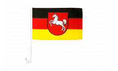 Germany Lower Saxony Car Flag - 12 x 16 inch