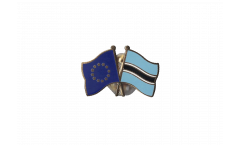 Europe - Botswana Friendship Flag Pin, Badge - 22 mm