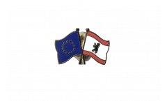 Europe - Berlin Friendship Flag Pin, Badge - 22 mm