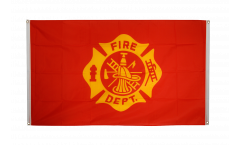 USA US Fire Department Flag for balcony - 3 x 5 ft.
