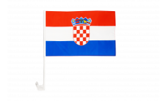 Croatia Car Flag - 12 x 16 inch