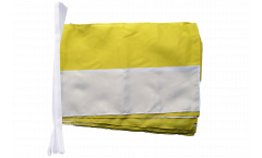 Stripe yellow-white Bunting Flags - 12 x 18 inch
