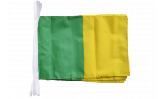green-yellow Bunting Flags - 12 x 18 inch