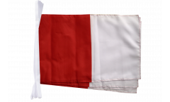 red-white Bunting Flags - 12 x 18 inch