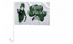 Happy Saint Patrick's Day St Patrick's Car Flag - 12 x 16 inch