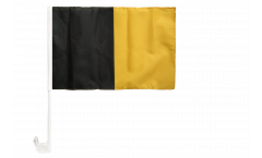 black-yellow Car Flag - 12 x 16 inch