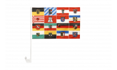 Germany 16 states Car Flag - 12 x 16 inch