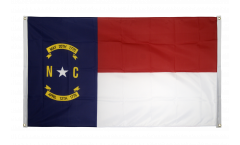 USA North Carolina Flag for balcony - 3 x 5 ft.
