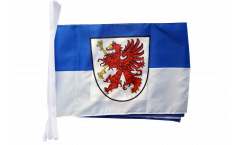 Germany West Pomerania Bunting Flags - 12 x 18 inch