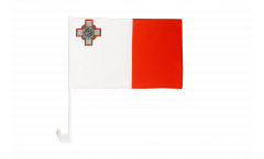 Malta Car Flag - 12 x 16 inch