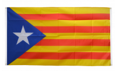 Estelada blava Catalonia Flag for balcony - 3 x 5 ft.