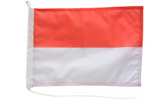 Indonesia Boat Flag - 12 x 16 inch