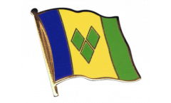 Saint Vincent and the Grenadines Flag Pin, Badge - 1 x 1 inch