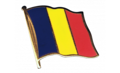 Rumania Flag Pin, Badge - 1 x 1 inch