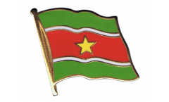 Suriname Flag Pin, Badge - 1 x 1 inch