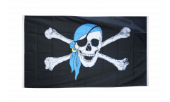 Pirate with blue bandana Flag for balcony - 3 x 5 ft.