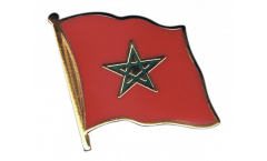 Morocco Flag Pin, Badge - 1 x 1 inch