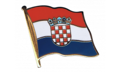 Croatia Flag Pin, Badge - 1 x 1 inch