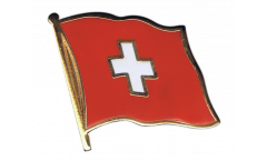 Switzerland Flag Pin, Badge - 1 x 1 inch