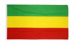 Ethiopia Flag for balcony - 3 x 5 ft.