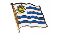 Uruguay Flag Pin, Badge - 1 x 1 inch
