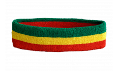 Ethiopia without crest, Rasta Headband / sweatband - 6 x 21cm
