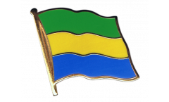 Gabon Flag Pin, Badge - 1 x 1 inch
