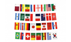 Football 2022 Bunting Flags - 5.9 x 8.65 inch
