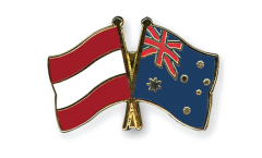 Austria - Australia Friendship Flag Pin, Badge - 22 mm