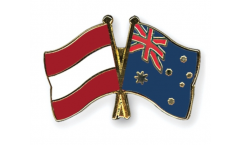 Austria - Australia Friendship Flag Pin, Badge - 22 mm