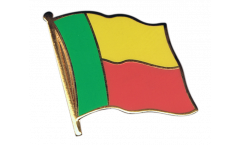 Benin Flag Pin, Badge - 1 x 1 inch