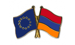Europe - Armenien Friendship Flag Pin, Badge - 22 mm