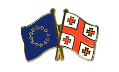 Europe - Georgien Friendship Flag Pin, Badge - 22 mm