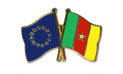 Europe - Kamerun Friendship Flag Pin, Badge - 22 mm