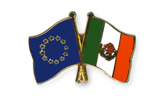 Europe - Mexiko Friendship Flag Pin, Badge - 22 mm
