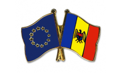 Europe - Moldau Friendship Flag Pin, Badge - 22 mm